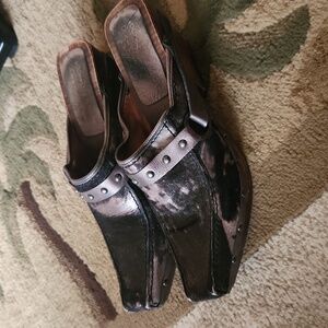 Donald pliner western Couture mules